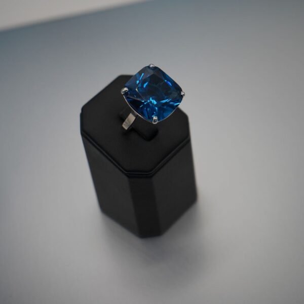 Celeste Blue Zircon Ring - Image 2