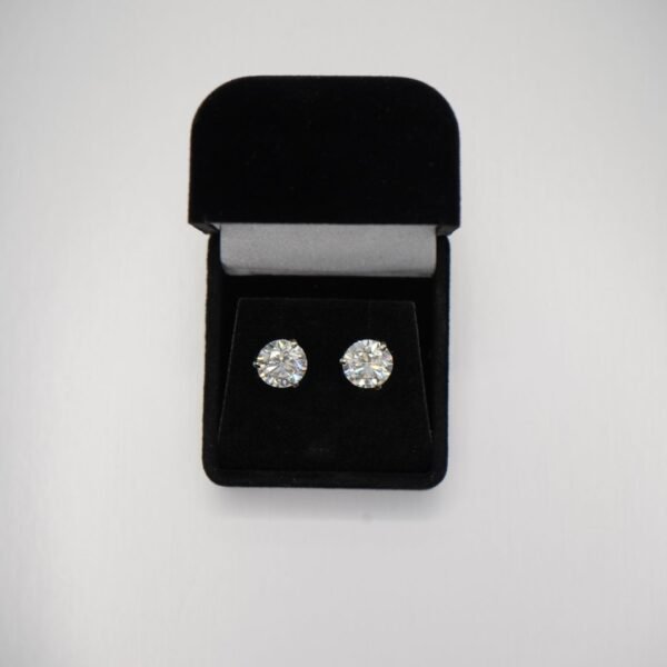 Martini Sparkle Diamond Studs - Image 4