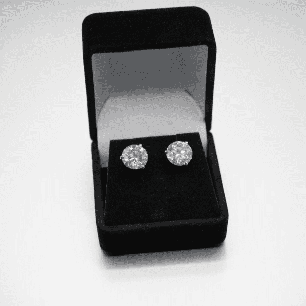 Martini Sparkle Diamond Studs - Image 2